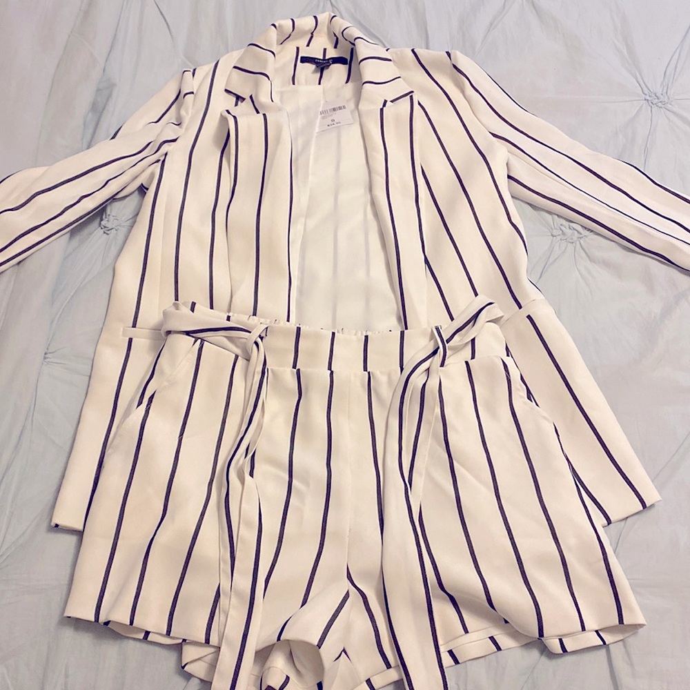 Two piece striped set